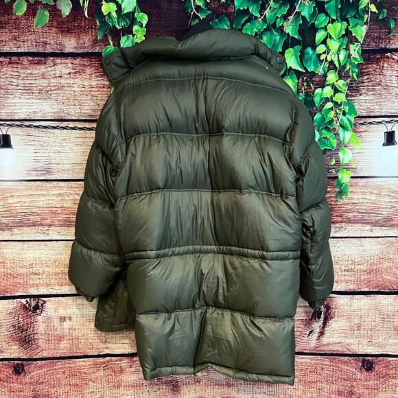 Vintage LL Bean GOOSE DOWN Full Zip Puffer Jacket Coat Mens XLT TALL Pockets - Picture 6 of 8